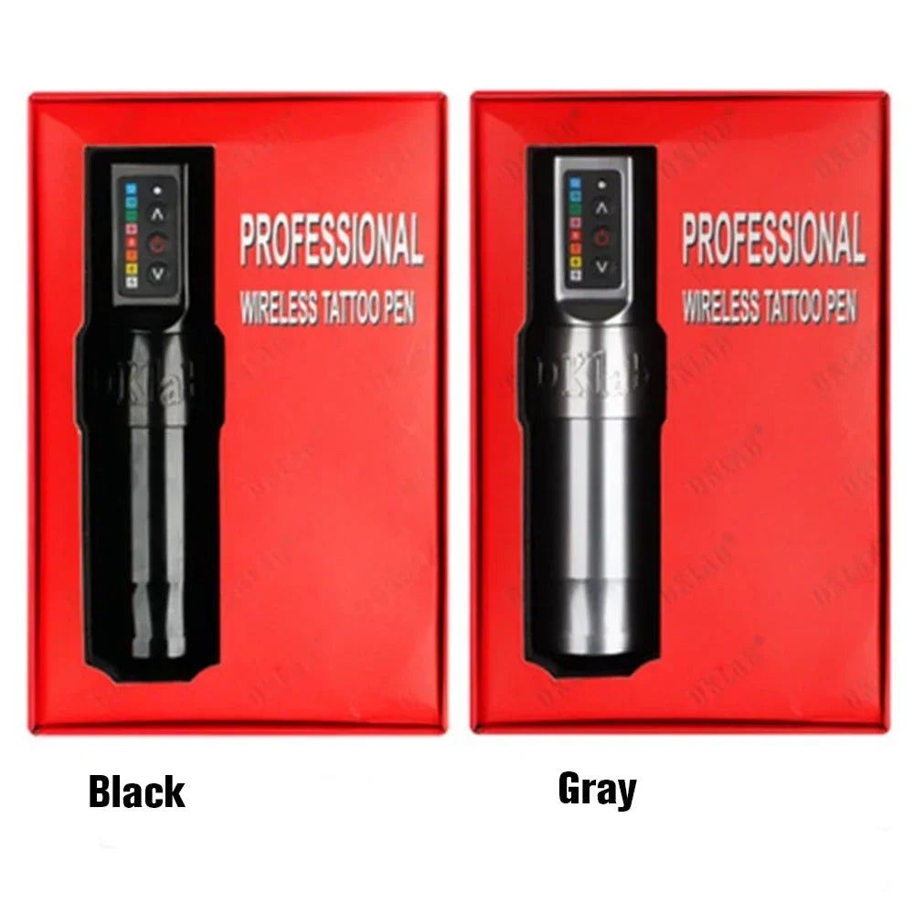 Wireless Tattoo Machine, Rotating Tattoo Gun Cartridge Pen with Coreless Motor Digital  Display for Professional Tattoo Artists