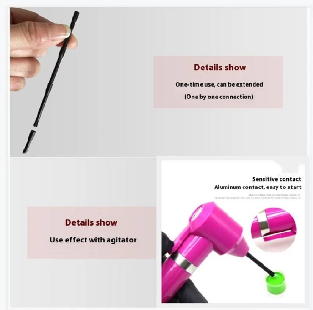 Tattoo Pigment Mixer - Professional Color Blending Tool, Comes with 100 Stirring Sticks