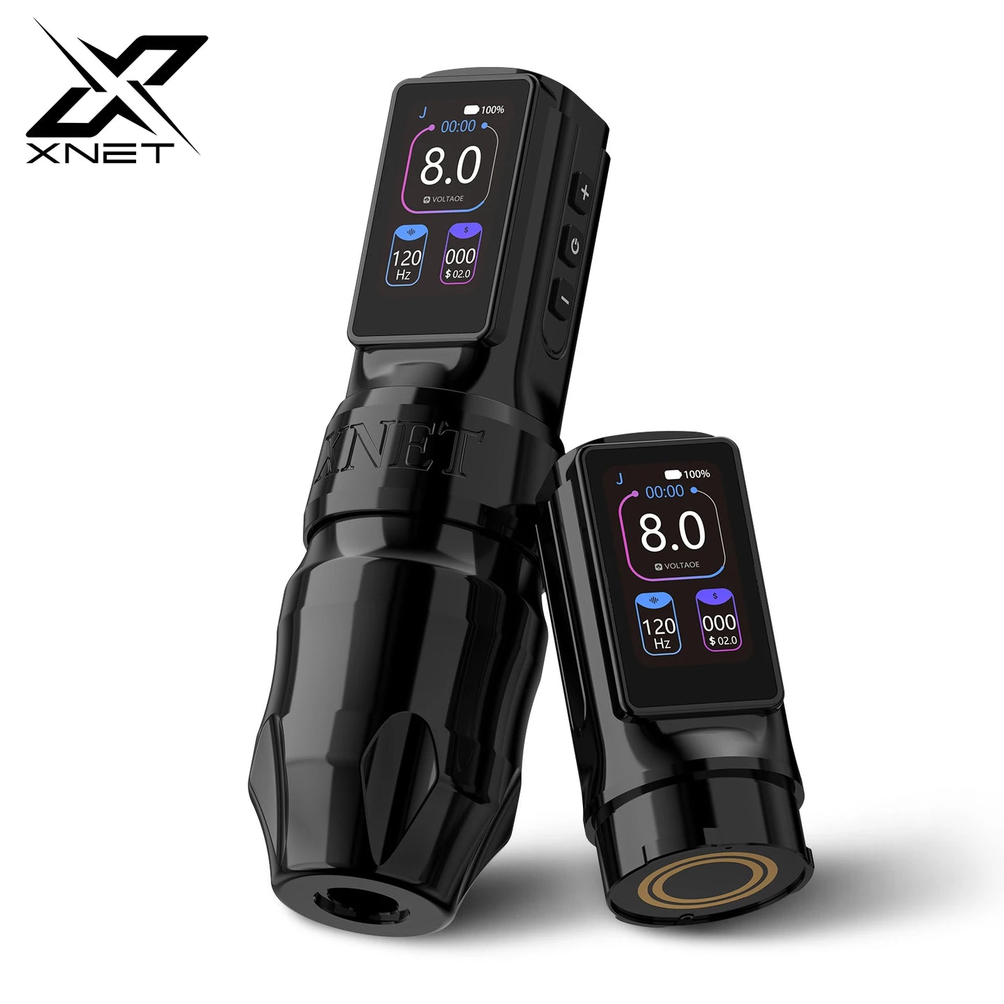 Xnet Titan Max Wireless Tattoo Machine Rotary Pen Coreless Motor 2400m Multi-Function Touchscreen Battery 1-12V for Artist Body