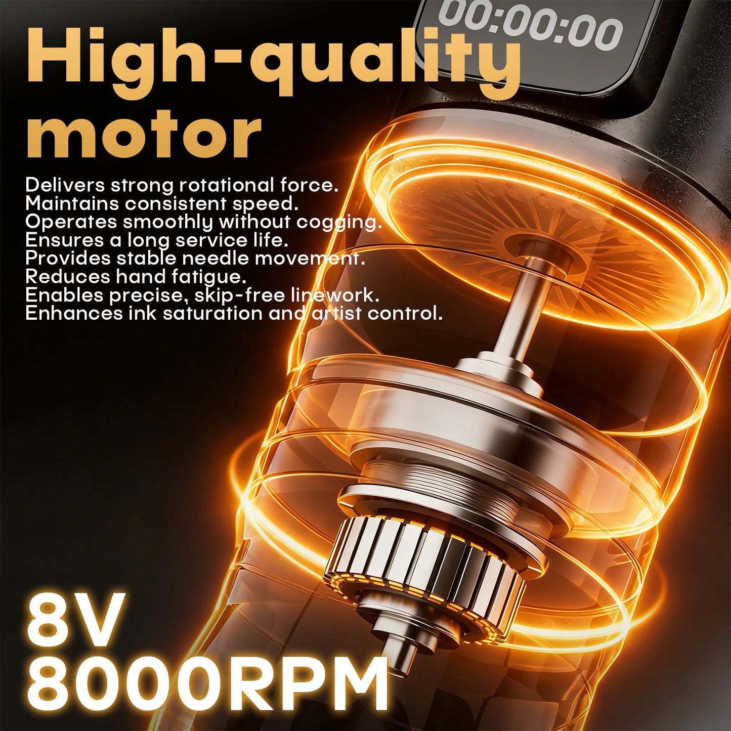 LASTJUDG HM171 Tattoo Machine 2 Tattoo Power Supply Tattoo Pen Wirless Tattoo Gun With Powerful Custom Motor For  Tattoo Artist